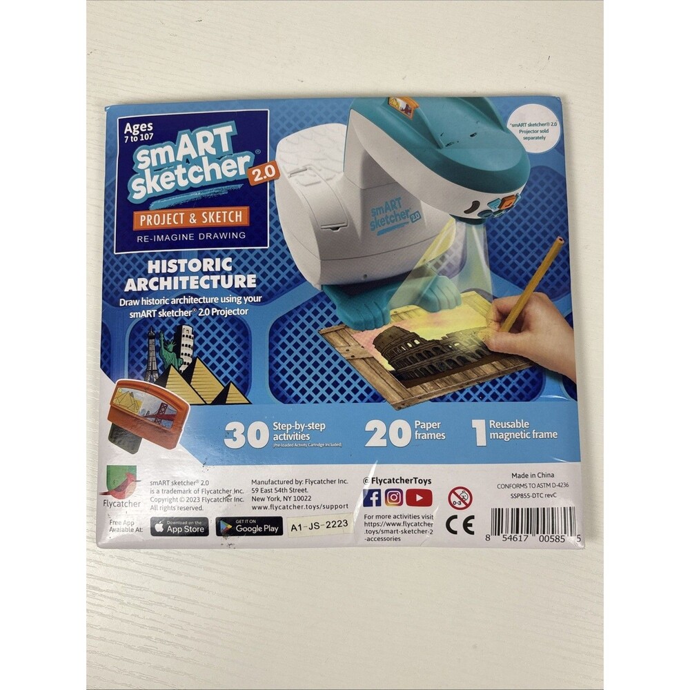smART Sketcher 2.0 Historic Architecture Cartridge Create Color Kit New open box